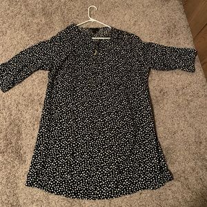 Lane Bryant Black & White Dress